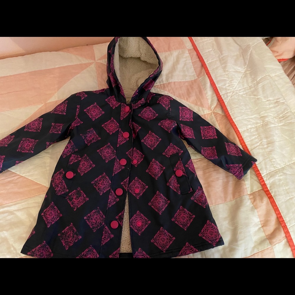 Hatley children’s size 4 fleece raincoat